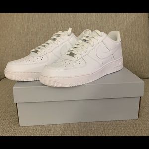 NIKE AIR FORCE 1, MAN, WHITE, 111.5